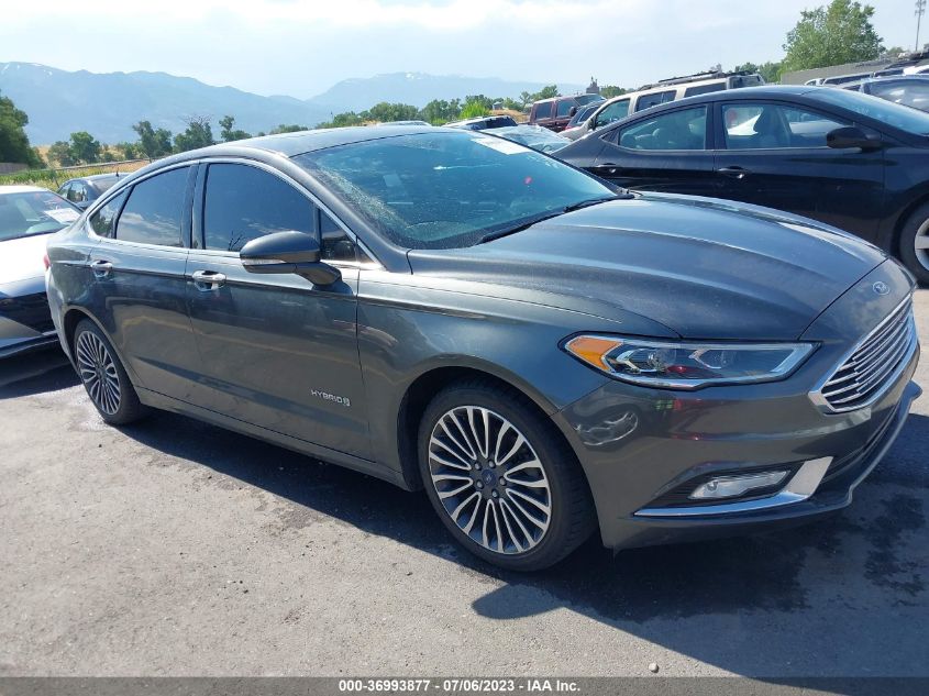 2017 FORD FUSION HYBRID - 3FA6P0RUXHR285772