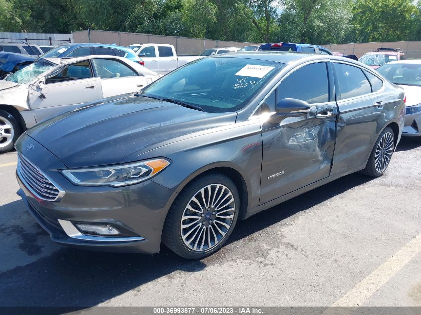 2017 FORD FUSION HYBRID - 3FA6P0RUXHR285772