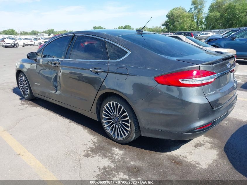 2017 FORD FUSION HYBRID - 3FA6P0RUXHR285772