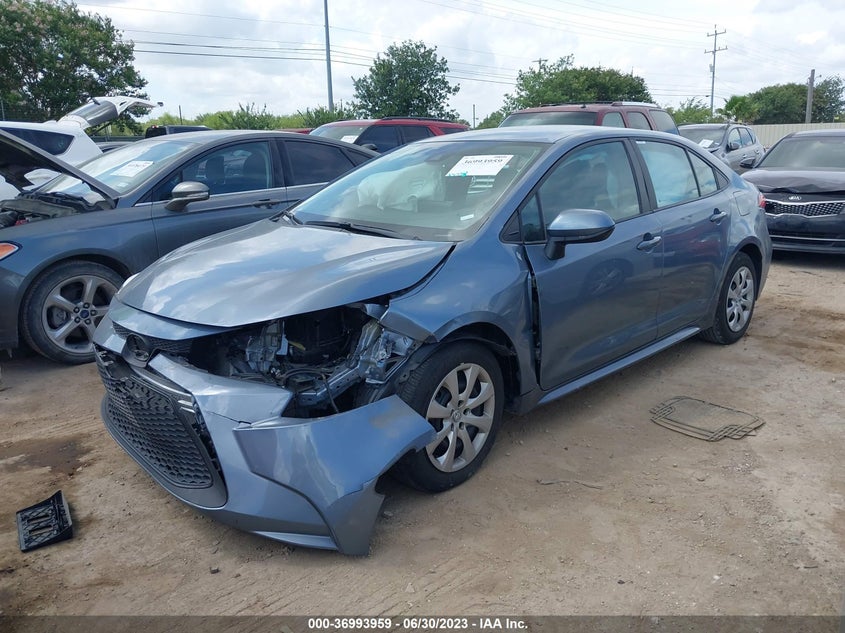 VIN 5YFEPMAEXNP294524 2022 TOYOTA COROLLA LE