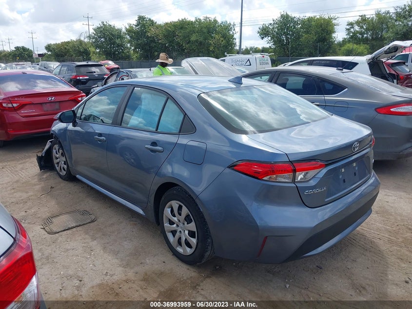 VIN 5YFEPMAEXNP294524 2022 TOYOTA COROLLA LE