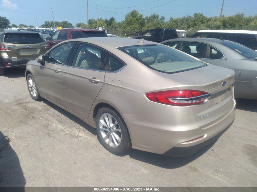 2019 FORD FUSION SE - 3FA6P0HD9KR231064