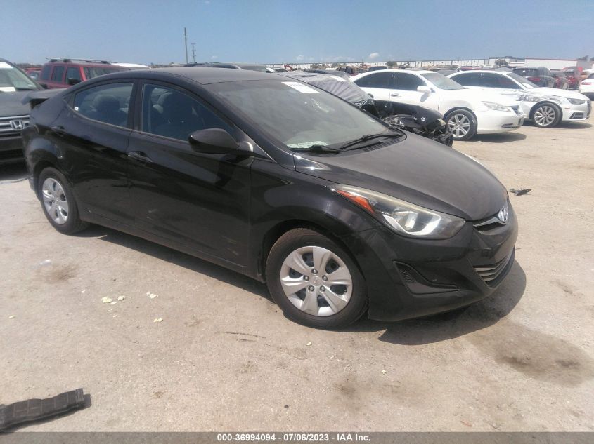 2016 HYUNDAI ELANTRA SE/SPORT/LIMITED - 5NPDH4AE0GH711917