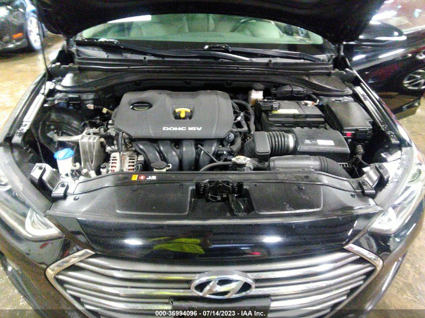 2017 HYUNDAI ELANTRA LIMITED - KMHD84LF3HU279106