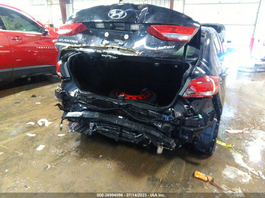 2017 HYUNDAI ELANTRA LIMITED - KMHD84LF3HU279106
