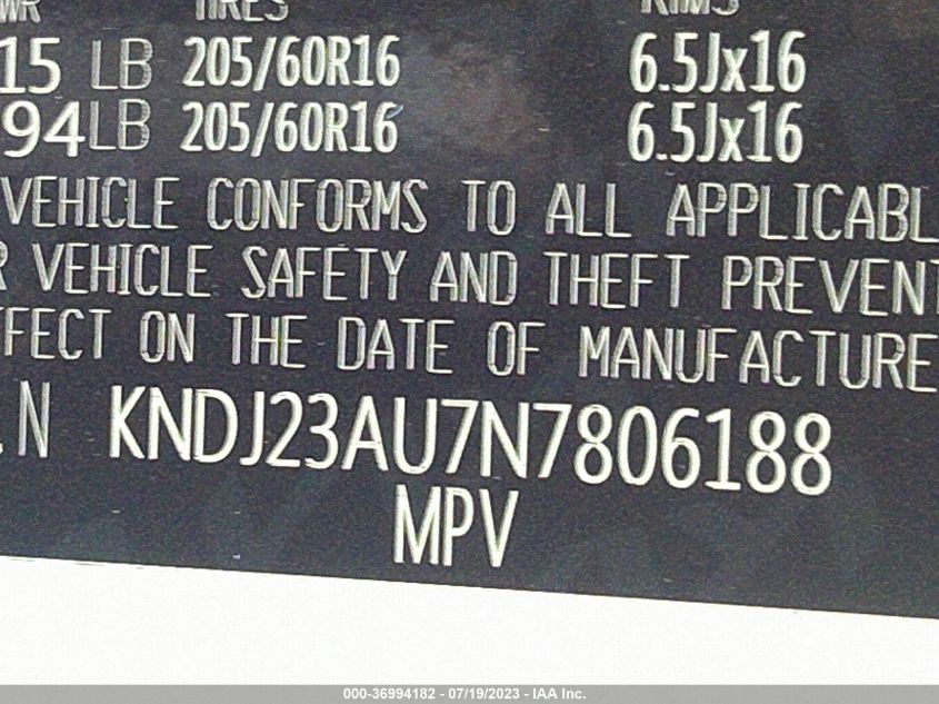 2022 KIA SOUL LX - KNDJ23AU7N7806188