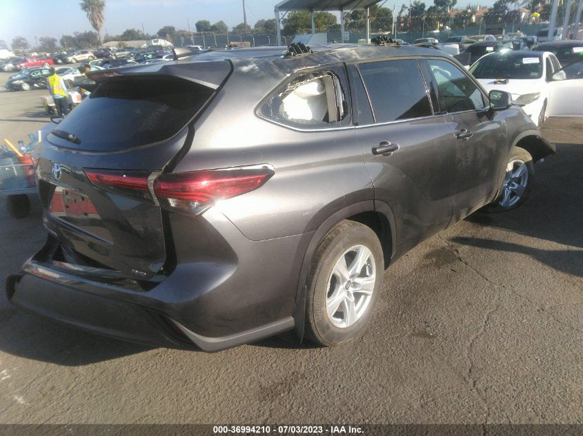 2022 TOYOTA HIGHLANDER L - 5TDCZRBH8NS208531