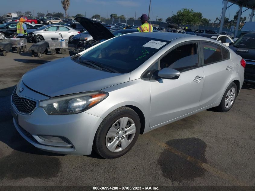 2015 KIA FORTE LX - KNAFK4A66F5421308