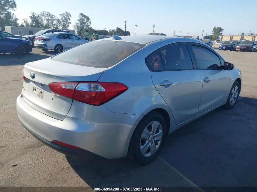 2015 KIA FORTE LX - KNAFK4A66F5421308