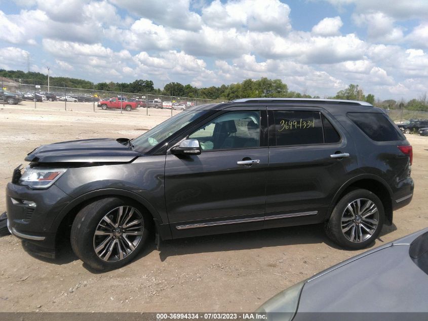 2018 FORD EXPLORER PLATINUM - 1FM5K8HTXJGB28263
