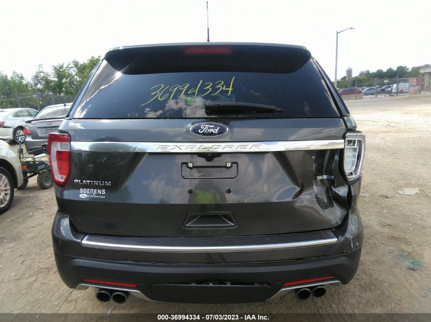 2018 FORD EXPLORER PLATINUM - 1FM5K8HTXJGB28263