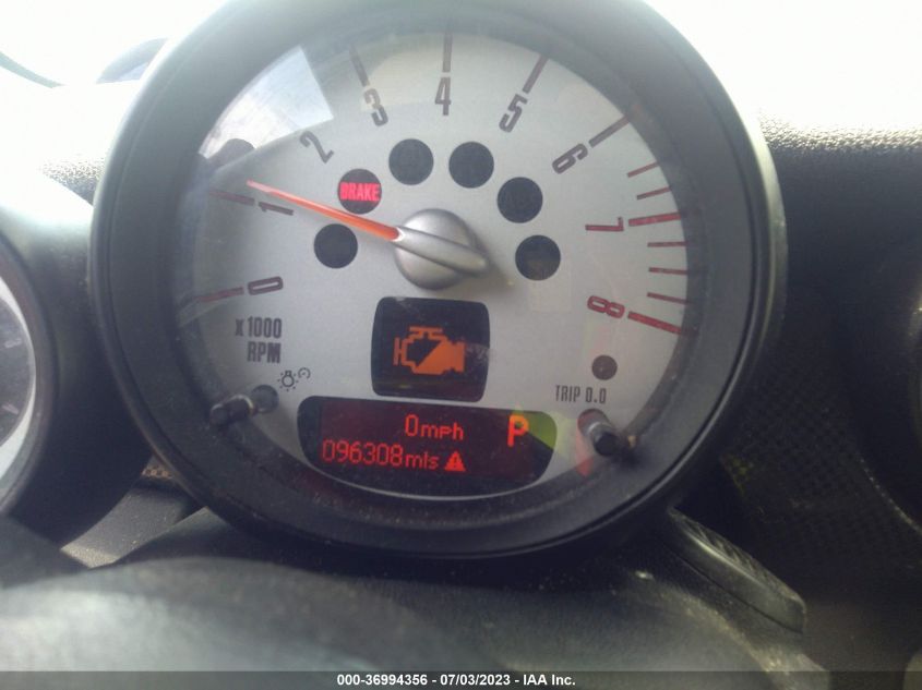 2013 MINI COOPER CONVERTIBLE S WMWZP3C51DT551387