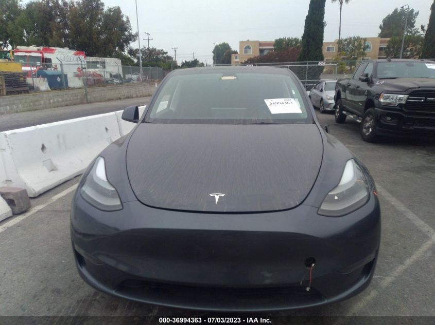 2022 TESLA MODEL Y PERFORMANCE - 7SAYGDEF8NF492744