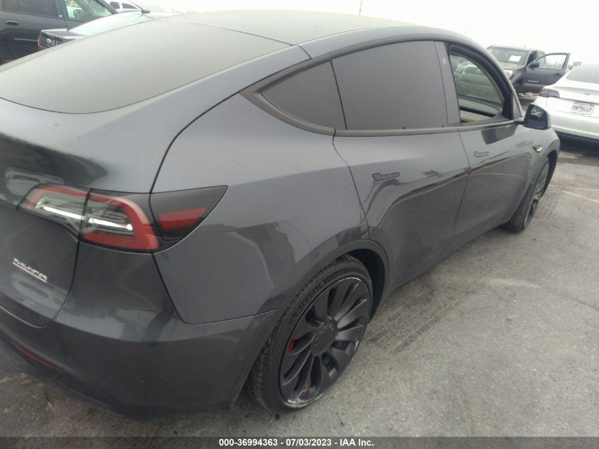 2022 TESLA MODEL Y PERFORMANCE - 7SAYGDEF8NF492744