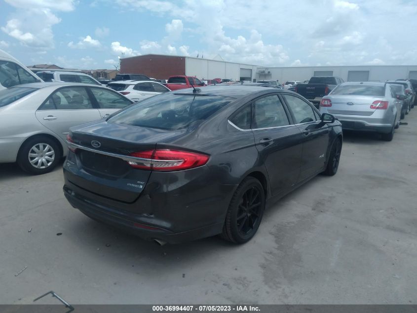 2017 FORD FUSION HYBRID SE - 3FA6P0LU8HR336775