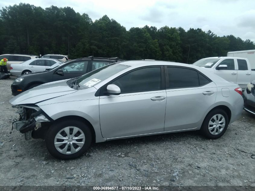 2014 TOYOTA COROLLA L/LE/S/S PLUS/LE PLUS - 2T1BURHEXEC160983