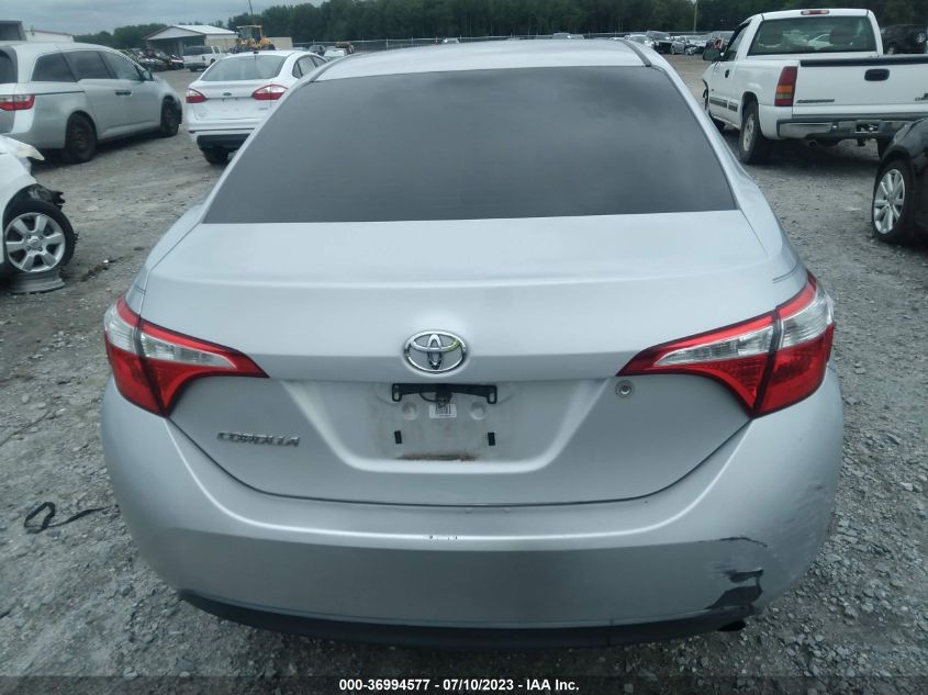 2014 TOYOTA COROLLA L/LE/S/S PLUS/LE PLUS - 2T1BURHEXEC160983