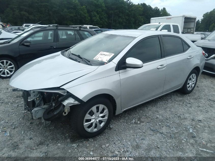 2014 TOYOTA COROLLA L/LE/S/S PLUS/LE PLUS - 2T1BURHEXEC160983