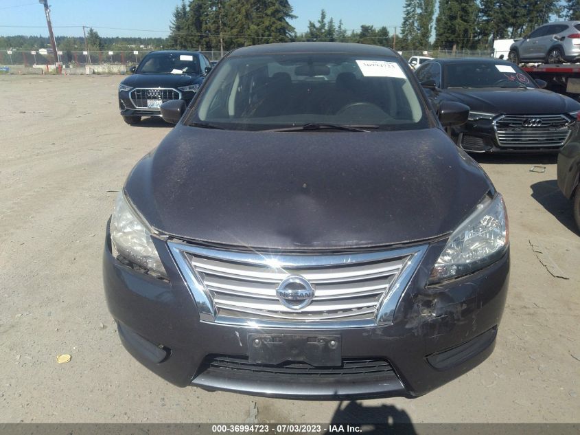 2014 NISSAN SENTRA S/FE+ S/SV/FE+ SV/SR/SL - 1N4AB7AP2EN852434