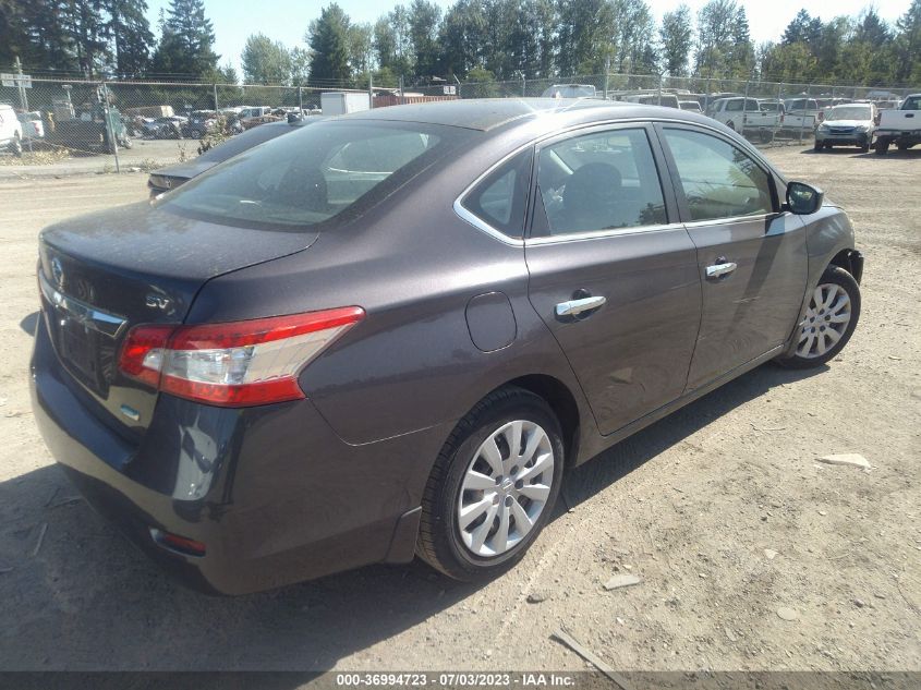 2014 NISSAN SENTRA S/FE+ S/SV/FE+ SV/SR/SL - 1N4AB7AP2EN852434