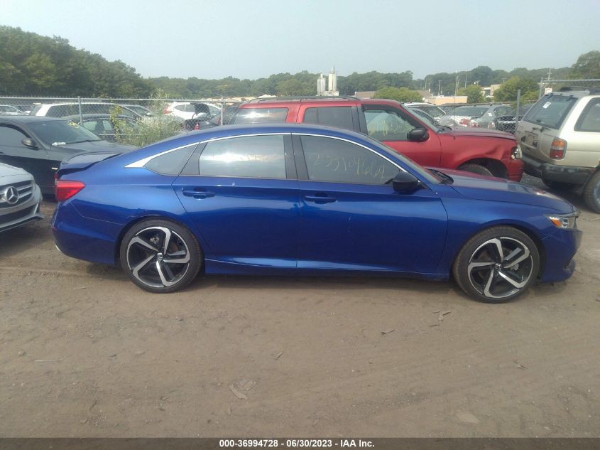 2021 HONDA ACCORD SEDAN SPORT - 1HGCV2F37MA004480