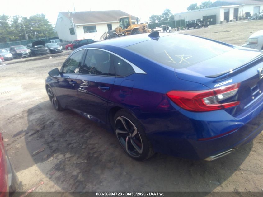 2021 HONDA ACCORD SEDAN SPORT - 1HGCV2F37MA004480