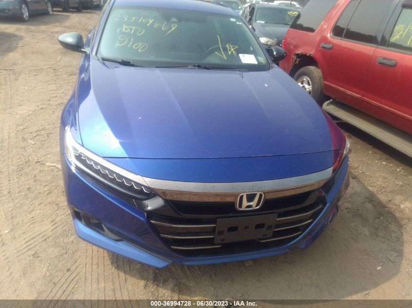 2021 HONDA ACCORD SEDAN SPORT - 1HGCV2F37MA004480