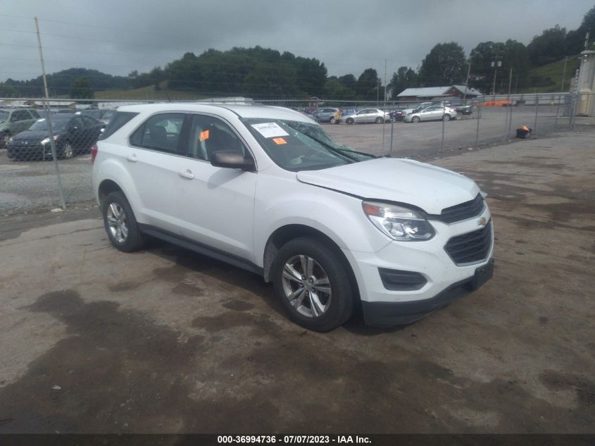 2016 CHEVROLET EQUINOX LS - 2GNALBEK5G1154422