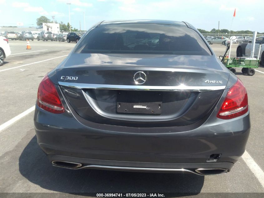 2015 MERCEDES-BENZ C-CLASS C 300 - 55SWF4KB7FU094420