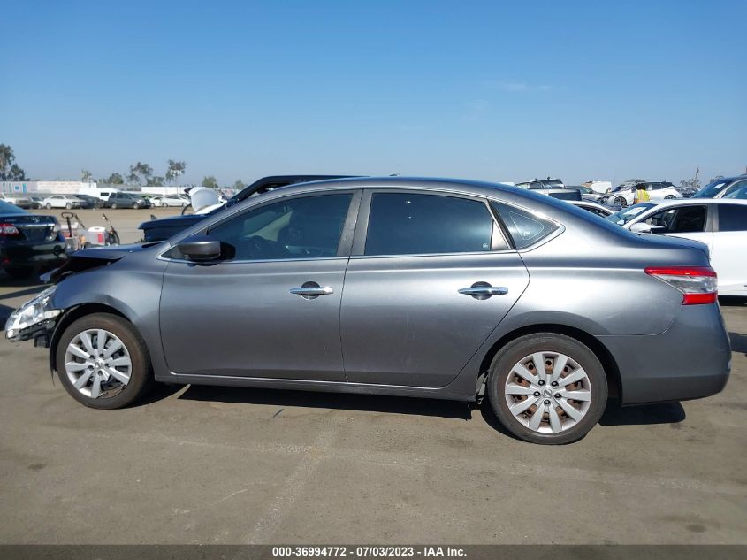 2015 NISSAN SENTRA S - 3N1AB7AP9FY330059