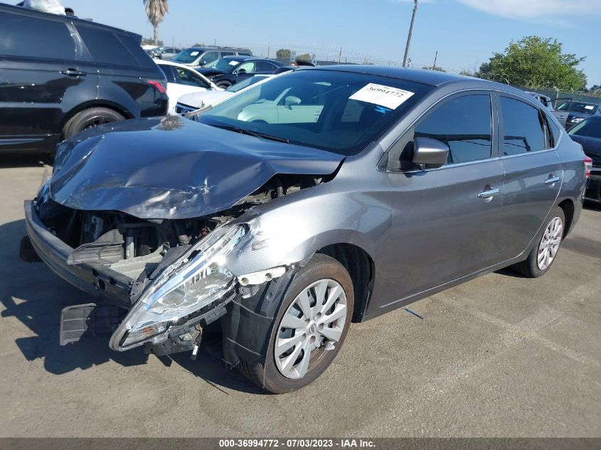 2015 NISSAN SENTRA S - 3N1AB7AP9FY330059