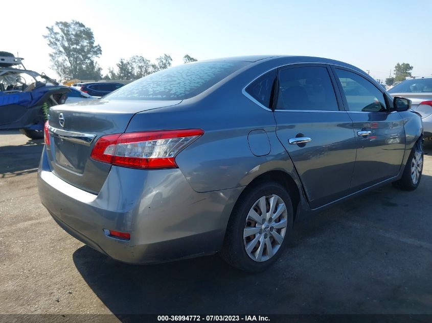 2015 NISSAN SENTRA S - 3N1AB7AP9FY330059