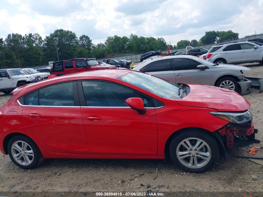 2017 CHEVROLET CRUZE LT - 3G1BE6SM0HS516787