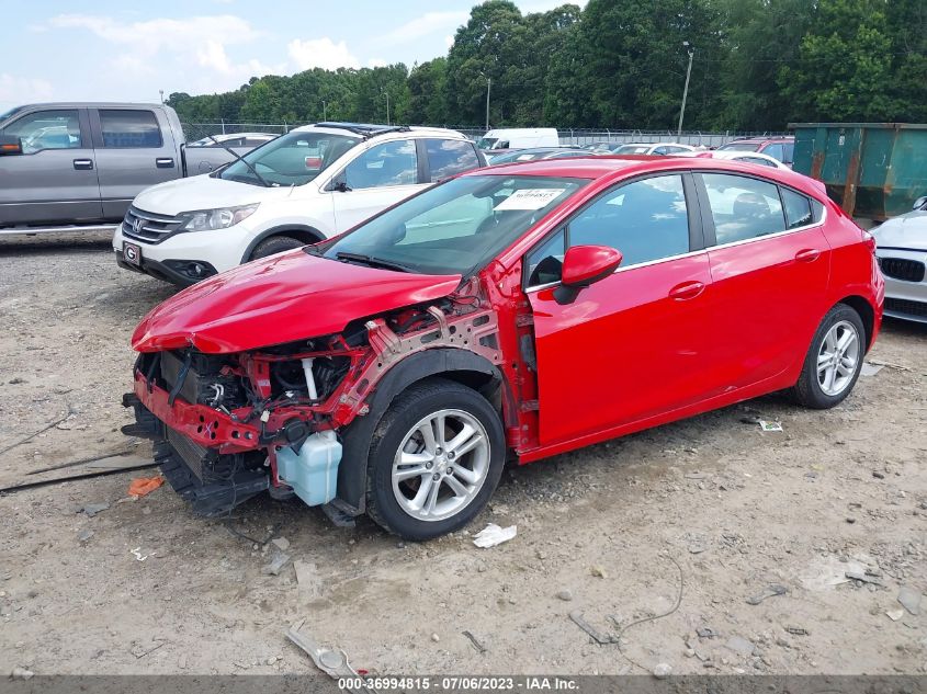 2017 CHEVROLET CRUZE LT - 3G1BE6SM0HS516787
