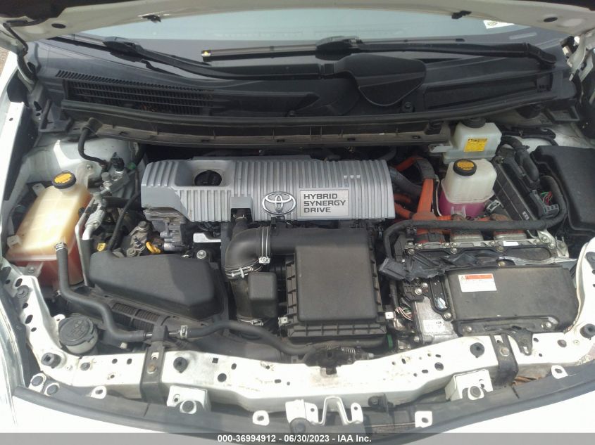 2013 TOYOTA PRIUS ONE/TWO/THREE/FOUR/FIVE - JTDKN3DU6D5604430