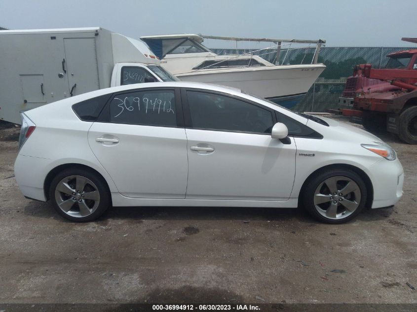 2013 TOYOTA PRIUS ONE/TWO/THREE/FOUR/FIVE - JTDKN3DU6D5604430