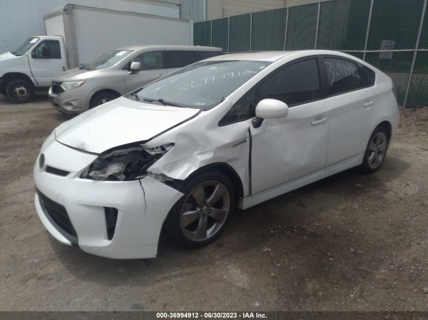 2013 TOYOTA PRIUS ONE/TWO/THREE/FOUR/FIVE - JTDKN3DU6D5604430