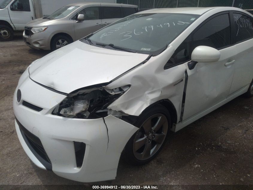 2013 TOYOTA PRIUS ONE/TWO/THREE/FOUR/FIVE - JTDKN3DU6D5604430