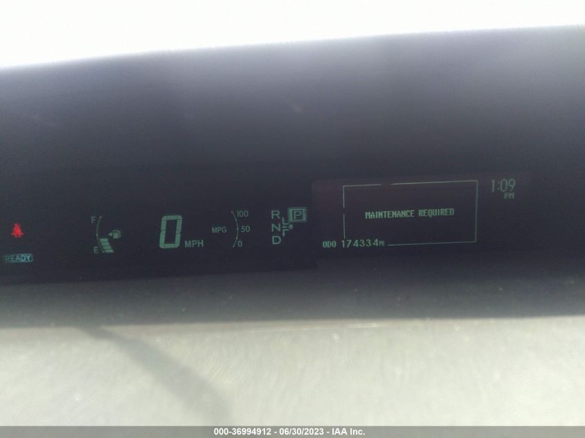 2013 TOYOTA PRIUS ONE/TWO/THREE/FOUR/FIVE - JTDKN3DU6D5604430
