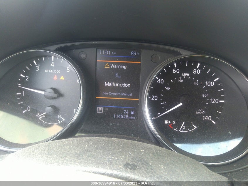 VIN 5N1AT2MV7KC710510 2019 NISSAN ROGUE SV