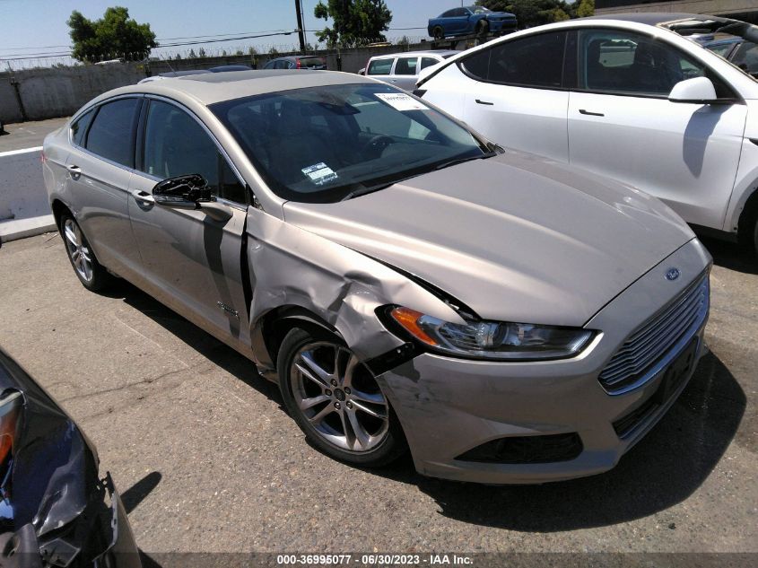 2016 FORD FUSION ENERGI TITANIUM - 3FA6P0SU8GR145101