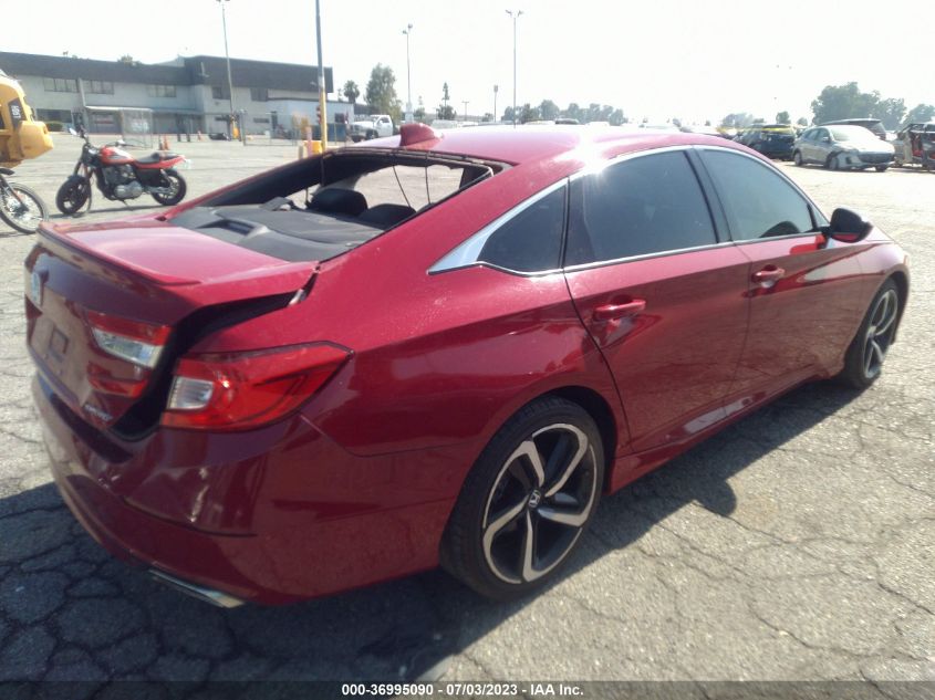 2019 HONDA ACCORD SEDAN SPORT 1.5T - 1HGCV1F34KA165621