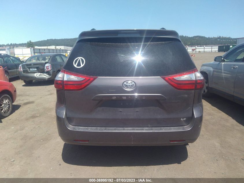 2016 TOYOTA SIENNA LE - 5TDKK3DC1GS759420