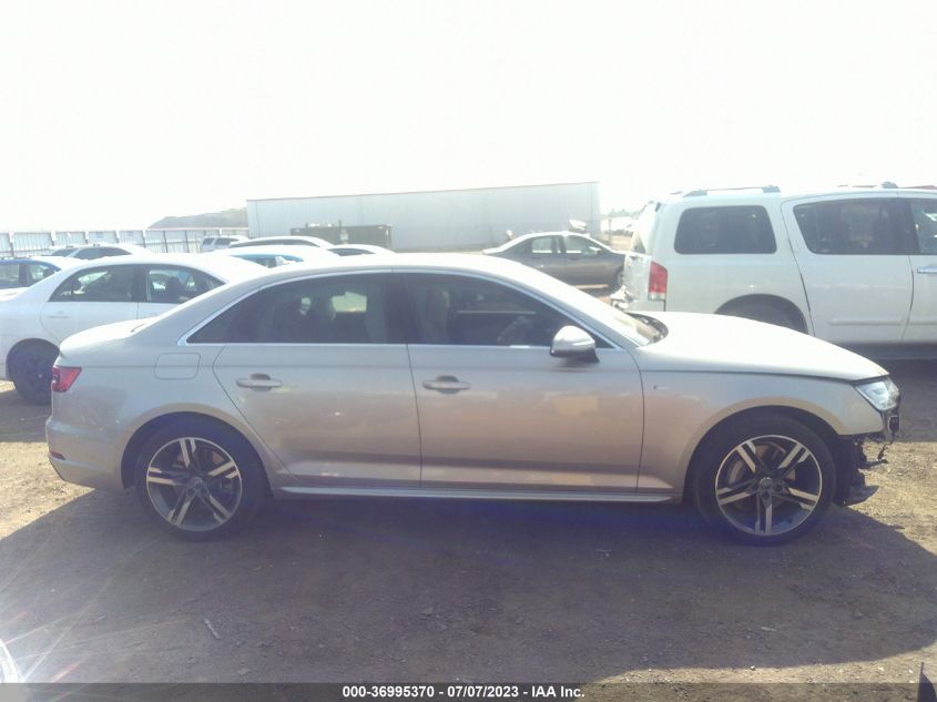 2017 AUDI A4 PREMIUM PLUS - WAUENAF41HN022446