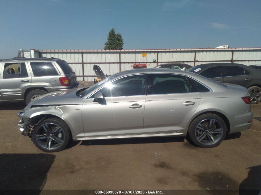 2017 AUDI A4 PREMIUM PLUS - WAUENAF41HN022446