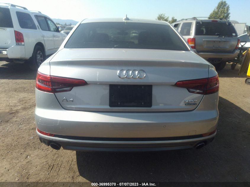 2017 AUDI A4 PREMIUM PLUS - WAUENAF41HN022446