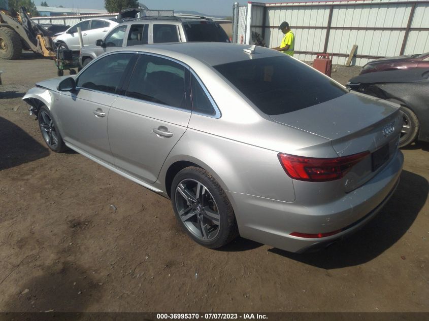 2017 AUDI A4 PREMIUM PLUS - WAUENAF41HN022446
