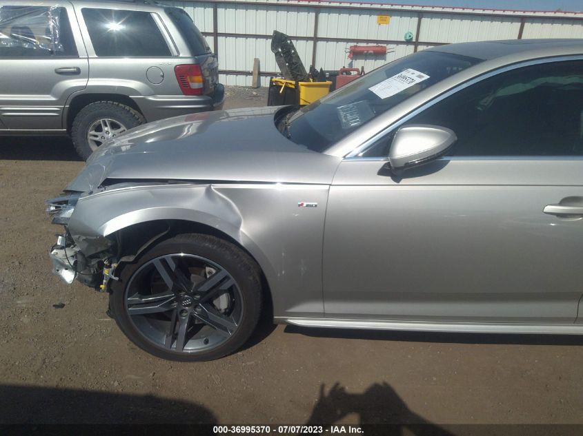 2017 AUDI A4 PREMIUM PLUS - WAUENAF41HN022446