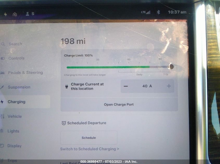 2014 TESLA MODEL S 60 KWH BATTERY/P85 - 5YJSA1H14EFP38191