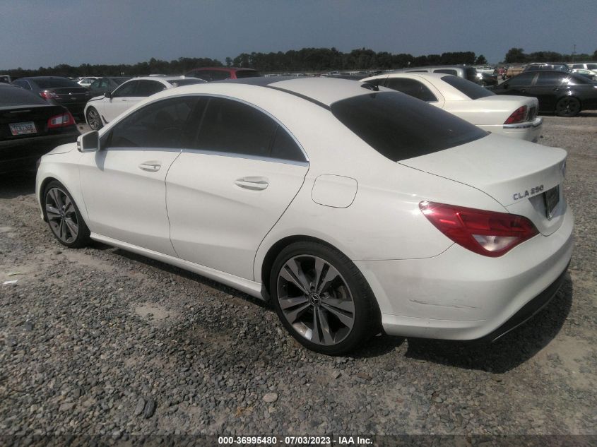 2018 MERCEDES-BENZ CLA CLA 250 - WDDSJ4EB3JN542307